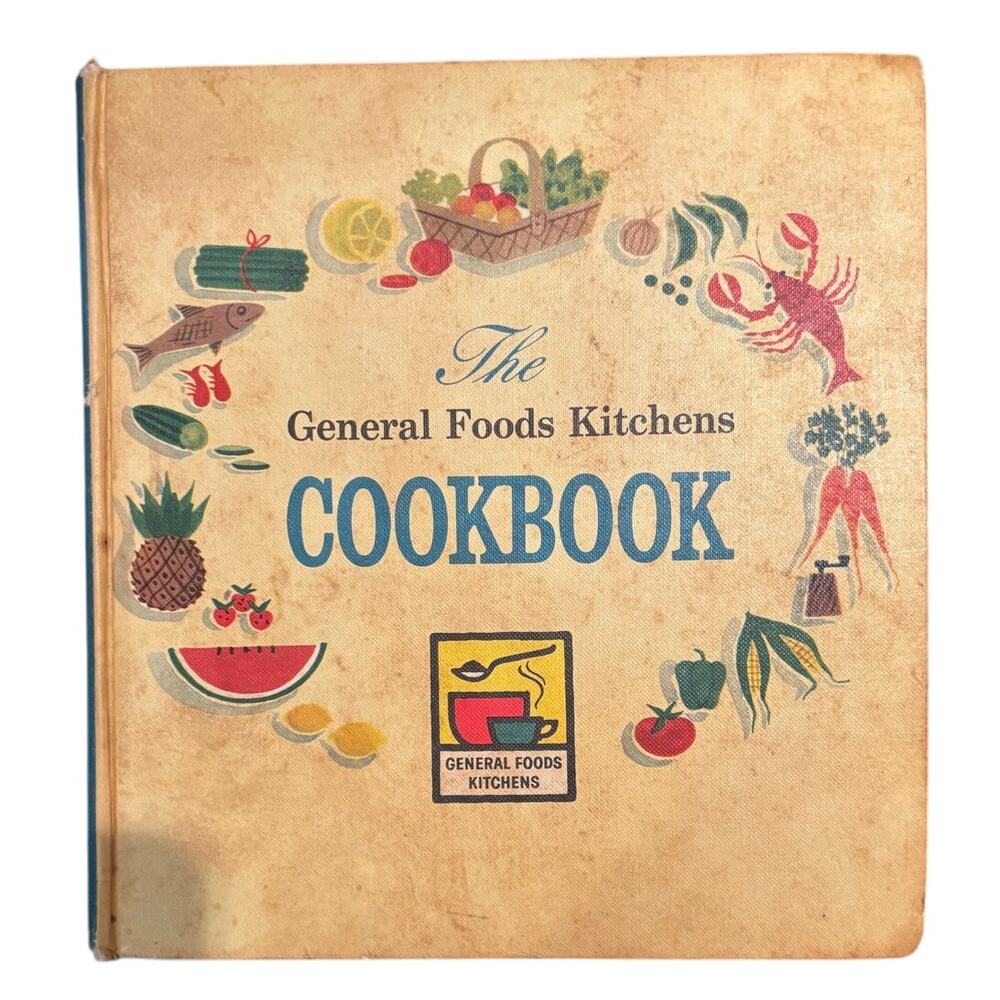 VTG 1959 First Ed., First Printing, General Foods Kitchen Cookbook, HC